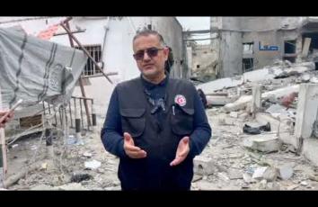 مدير مستشفى المعمداني في غزة الطبيب فضل نعيم يتحدث عن المأساة التي خلّفها استهداف الاحتلال للمشفى