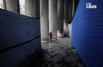 مركز رشاد الشوا الثقافي المدمر يتحول إلى مأوى للنازحين في غزة