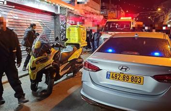 من مكان جريمة القتل في الرملة