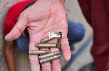 جانب من أدوات التمويه التي استخدمتها قوة المستعربين الإسرائيلية في خانيونس