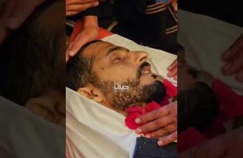 وداع الصحفي حسن اصليح الذي اغتاله الاحتلال غزة