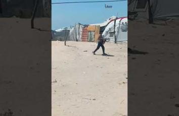 النازحون يعيشون أوضاعًا مأساوية في ظل الحر بغزة