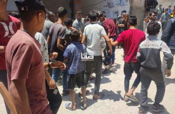 قصف الاحتلال مجموعة من المواطنين في مدينة غزة