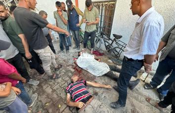 شهيدان باستهداف طائرات الاحتلال مجموعة من المواطنين في مدينة غزة