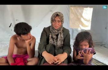 جمال عبد ربه.. طفل احترق جسده في طابور الجوع