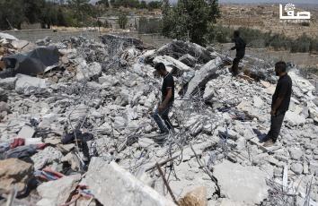 الاحتلال يهدم منزلين و4 منشآت زراعية في قرية وادي رحال جنوب بيت لحم بالضفة الغربية المحتلة