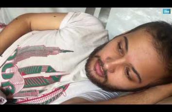 أحمد نجيب من شمال غزة.. كابوس النزوح يضاعف مأساة الشلل وإصابة الزوجة والأبناء