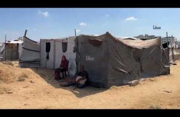 الآلاف من المواطنين ينصبون خيامهم في المناطق الشمالية الغربية لقطاع غزة رفضًا للنزوح