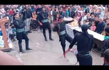 حفل لتكريم المتفوقين في الثانوية العامة بالمخيم الجديد شمالي مخيم النصيرات وسط قطاع غزة