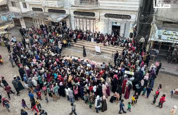حفل لتكريم المتفوقين في الثانوية العامة بمخيم النصيرات وسط قطاع غزة