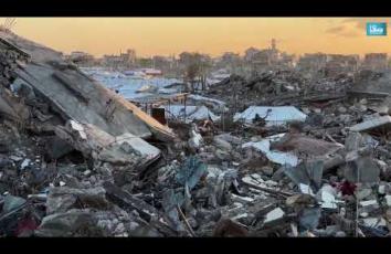 الأمطار تُغرق خيام النازحين وتفاقم المعاناة الإنسانية في غزة