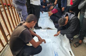 تشييع جثامين 6 شهداء من كتائب القسام تم انتشالهم من رفح جنوبي قطاع غزة