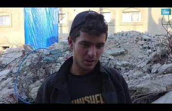 تواصل جهود انتشال جثامين الشهداء من تحت أنقاض منازل قصفتها طائرات الاحتلال وسط قطاع غزة في ظل نقص شديد في المعدات