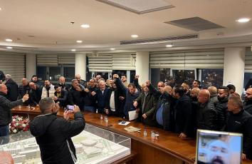 قادة الأحزاب العربية في الداخل بعد مظاهرة سخنين