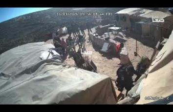 جنود الاحتلال يداهمون عزب رزق أبونعيم وأبو هماظ في الخلايل المغير شمال شرق رام الله