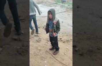 المنخفض الجوي يفاقم معاناة المواطنين في الخيام غربي بيت لاهيا شمالي قطاع غزة