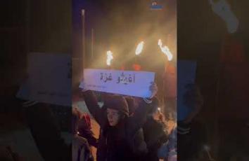 وقفة الأطفال بمناسبة رأس السنة الميلادية في مخيم الشاطئ