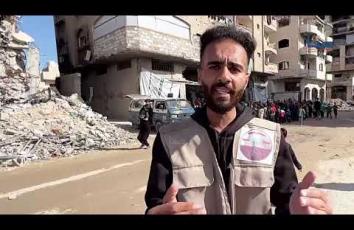 جانب من فعاليات الدعم النفسي للتخفيف من آثار الحرب الإسرائيلية على الأطفال بمدينة غزة