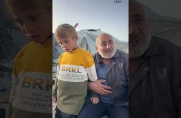 الطفل أحمد العطار يأمل بالعلاج لاستعادة نظره الذي خطفه الاحتلال خلال حرب غزة