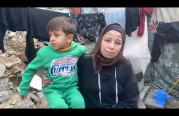 حُرم من أسرته.. الطفل حسام البزم (4 أعوام) ناجٍ من مجزرة قصف الاحتلال لمنزل عائلته شمالي قطاع غزة