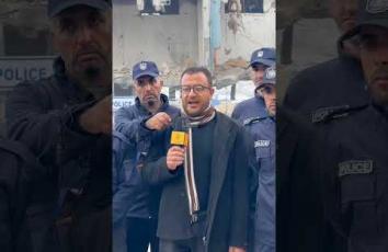 العشائر تقدّم واجب العزاء للشرطة في غزة بعد استشهاد عدد من ضباطها وعناصرها