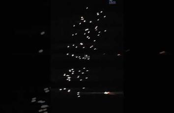 صواريخ انشطارية إيرانية في أجواء وسط "إسرائيل" قبل سقوطها دون اعتراض