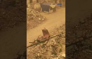 عاصفة غبارية تضرب قطاع غزة وتزيد مأساة النازحين