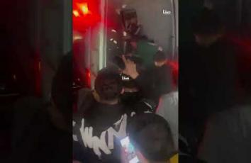 اللحظات الأولى لقصف الاحتلال محيط "قهوة غبن" بمخيم الشاطئ غربي مدينة غزة