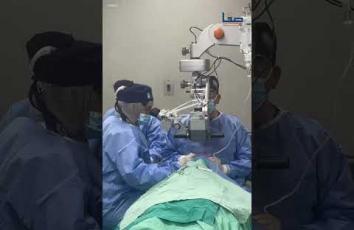 إجراء أول عملية زراعة قرنية في غزة بعد الحرب بمستشفى العيون
