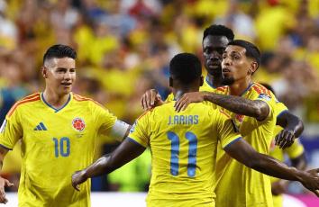 فرحة منتخب كولومبيا