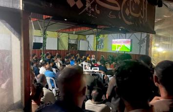 هكذا تابع الغزيون مباراة مصر وأستراليا في كأس العالم