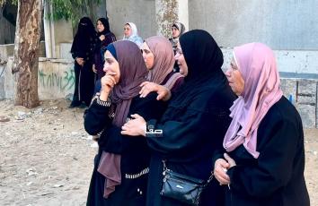 تشييع الأسير المحرر المبعد فرح حامد من رام الله الذي استشهد جراء قصف إسرائيلي استهدفه في مدينة غزة