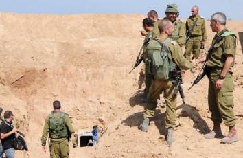 نفق كتائب القسام الذي اكتشفه الاحتلال قبل أسابيع شرق خانيونس