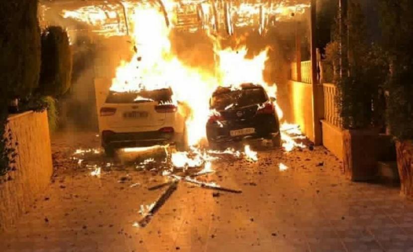 حرق مركبتين وهجمات واستفزاز من المستوطنين في أنحاء متفرقة بالضفة